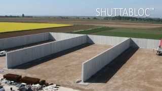 Poundfield Products Shuttabloc Concrete Retaining Wall