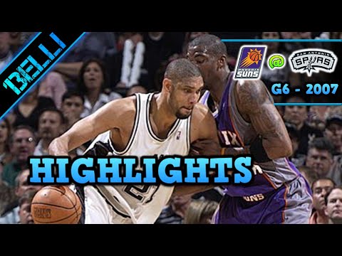 Suns @ Spurs Highlights G6 Playoffs 2007 (Live🎙F.Tranquillo e F.Buffa) #MerciTony