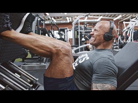 Leg Day in the Iron Paradise. BEND BOUNDARIES. | Dwayne Johnson Under Armour Campaign