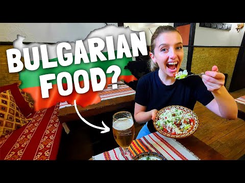 FIRST TIME TRYING BULGARIAN FOOD (Sofia Food Tour)