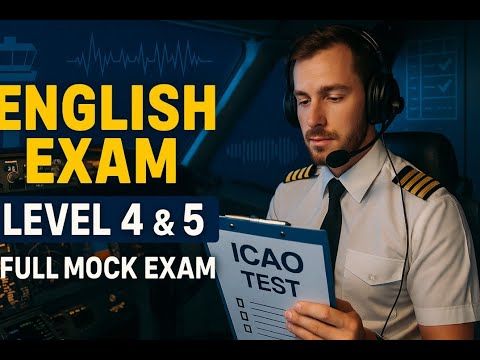 ICAO English Level 4 & 5 – Full Mock Exam (with Scoring & Feedback)