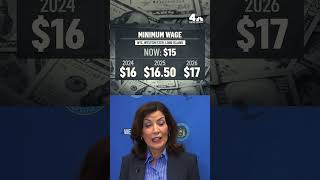 NY, NJ CT minimum wage goes up in 2024, but is it enough #shorts
