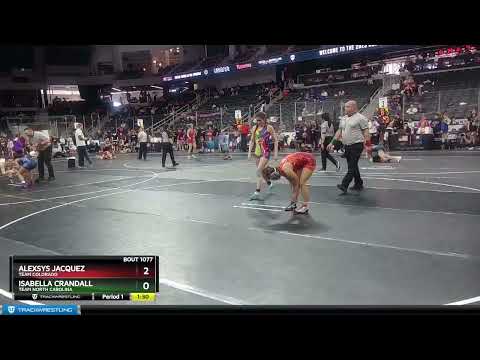 106 Lbs Champ. Round 1 - Isabella Crandall, Team North Carolina Vs Alexsys Jacquez, Team Colorado