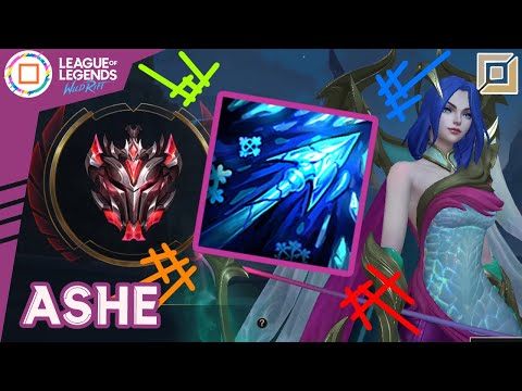 The essence of playing Ashe || Wild Rift Ashe Gameplay || Ashe Build and Runes || Master Rank