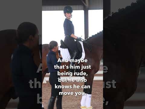 A masterclass on dressage positioning with Olympic medalist Ali Brock 🤌