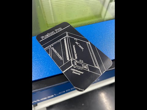 Epilog Fusion Pro 24 Laser Setup Demo Cut
