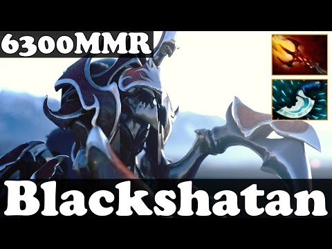 Dota 2 - Blackshatan 6300 MMR Plays Nyx Assassin - 2 Games - Ranked Match Gameplay