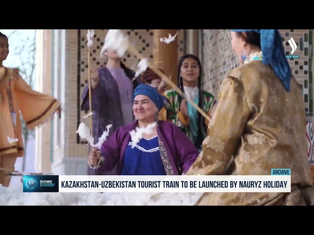 Ноорузда Казакстандан Өзбекстанга туристтик поезд жүрөт
