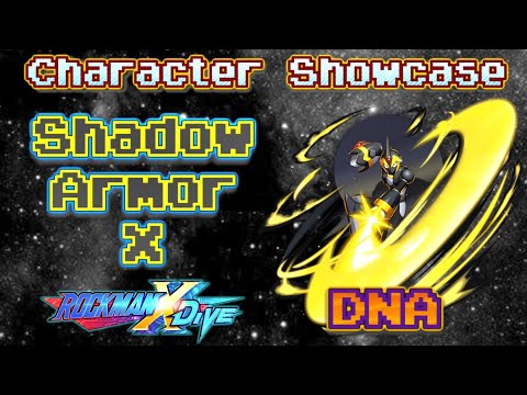Mega Man X DiVE - Shadow Armor X (DNA) - Character Showcase