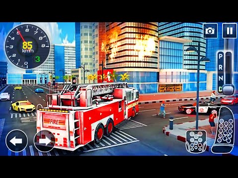 Fire Truck Driving Simulator - Virtual Dad Firefighter Family Rescue Hero - Android GamePlay