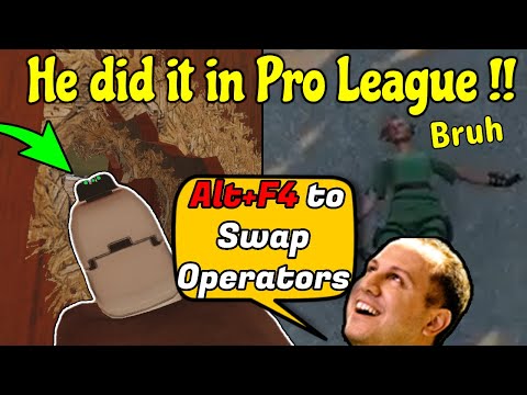 Crazy * Pistol Spawn Peek * in Pro League | When You Get Trolled So Hard - Rainbow Six Siege