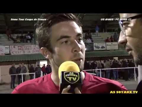 CdF 5ème Tour:  US Anais (D3) 1-9 FC Nord 17 (PL) 10/10/15