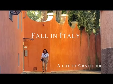 Fall in Tuscany, Italy - walking the streets of Florence - if these walls could speak