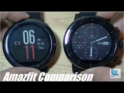 amazfit comparison