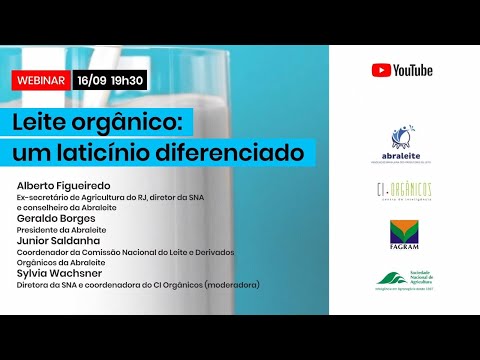 Videoconferência da SNA e CI Orgânicos debate produção de leite orgânico