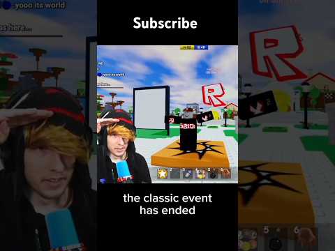 @KreekCraft the classic event has ended... 🥲😞 #roblox #kreekcraft #classicroblox #oldroblox #sad