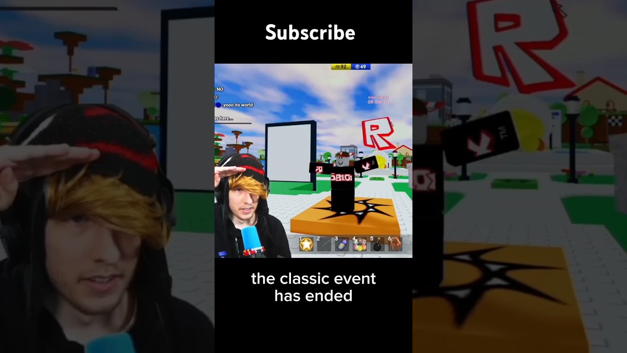 @KreekCraft the classic event has ended... 🥲😞 #roblox #kreekcraft #classicroblox #oldroblox #sad