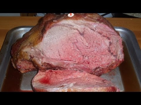 Beef Prime Rib Roast-Grilled on my Weber Jumbo Joe...