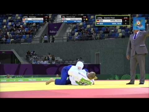 Henk Grol vs Dimitri Peters European games Baku 2015