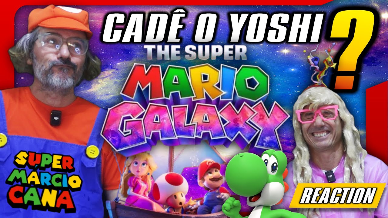 🎬 CADÊ O YOSHI no TRAILER DE SUPER MARIO GALAXY! #reaction  🍄🚀