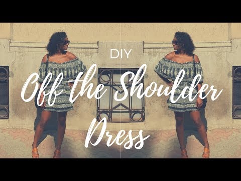 DIY: Off the Shoulder Dress (EASY)