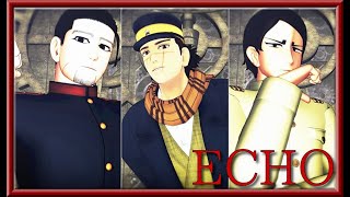 《金カム》杉元･尾形･鯉登でECHO《MMD》
