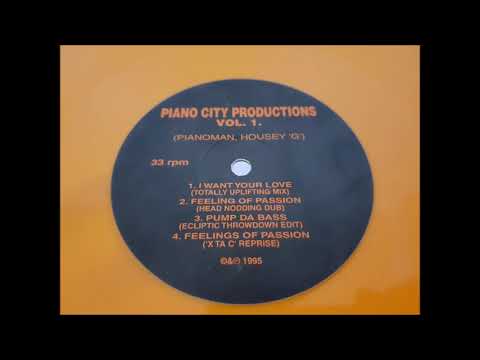 Piano City Productions Vol 1  -  Feeling Of passion ( Head Nodding Dub) 1995