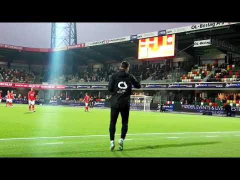 Esbjerg fB fans og Ultras på JYSK Park i Silkeborg