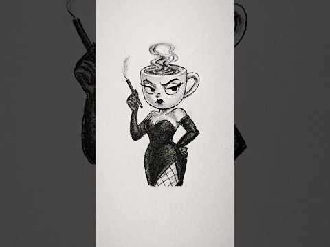 Speed drawing Espressona Signora 😳 #shorts #sahur #brainrot #memes #drawing