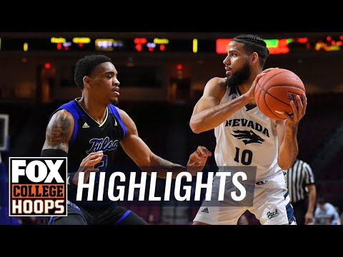 Nevada vs. Tulsa | FOX COLLEGE HOOPS HIGHLIGHTS