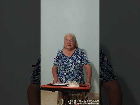 Culto no lar Dia 02/04 /2026 Alta Floresta Mato Grosso