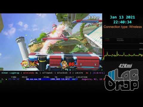 @LagDrop #SmashBros - 2021-01-13 - 10.1.0 - Angsty [Augusta, MI, US] lag