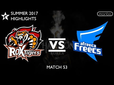 ROX vs AFS All Games Highlights LCK Summer 2017 ROX Tigers vs Afreeca Freecs LoL eSports