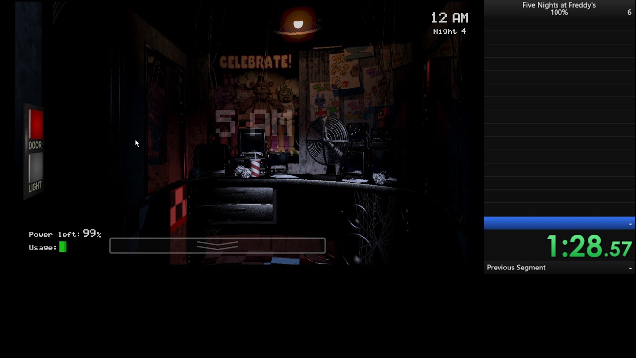 Five nights at freddys speedrun