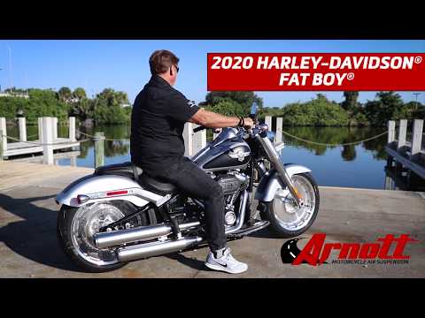 Watch 2020 H-D® Softail Fat Boy with Arnott Adjustable Air Suspension