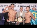 MARIO BARRIOS VS. BATYR AKHMEDOV - FULL WEIGH IN & FACE OFF VIDEO