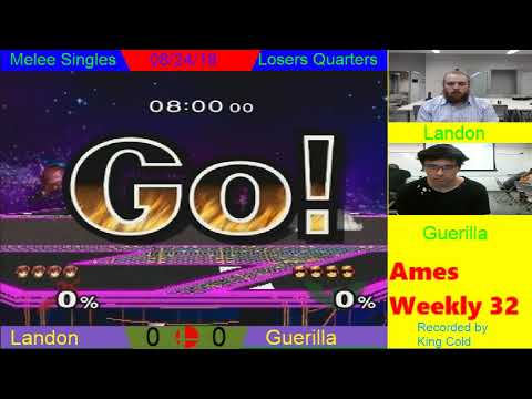 Ames Weekly 32 - Melee Singles - Losers Quarters - Guerilla vs Landon