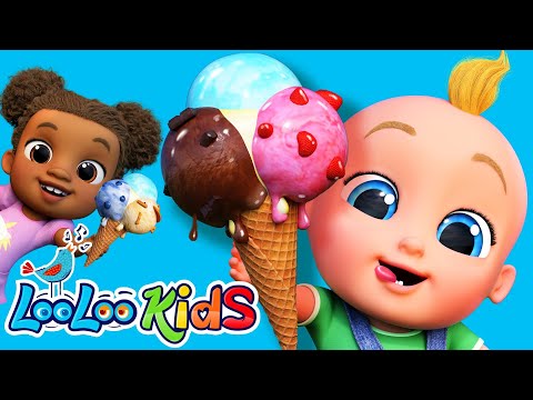 🦕Zigaloo + 🍦 Ice Cream Fun | Preschool Baby Songs and Kids Songs with LooLoo Kids