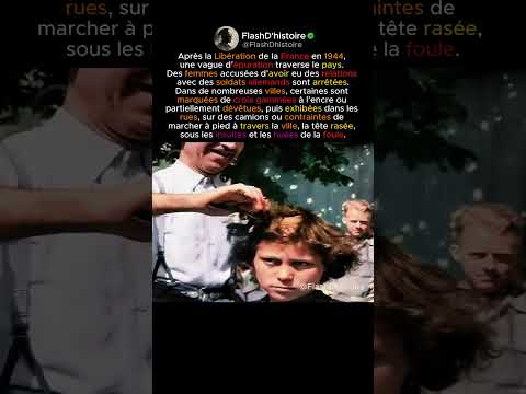 1944 : Les femmes, premières cibles de la France libéré.