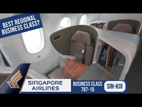 Singapore Airlines Business Class Review | Boeing 787-10 | Singapore to Osaka