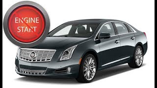 Open and Start a Cadillac XTS with a dead key fob battery and a hidden key hole.