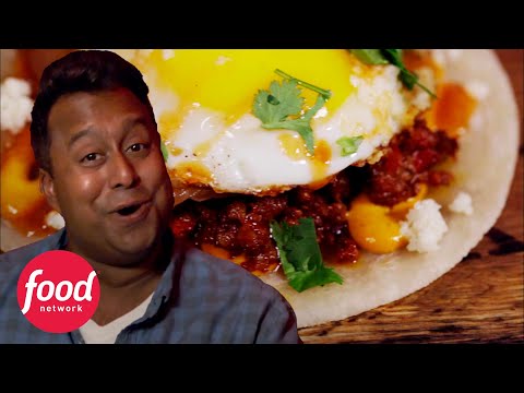 Exquisitos tacos de chorizo con huevo para la cena | Delicias en Precio | Food Network Latinoamérica