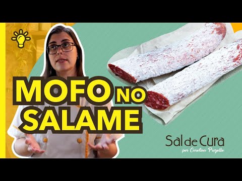O QUE FAZER COM O MOFO NO SALAME | SALAME MOFADO | CHARCUTARIA SAL DE CURA