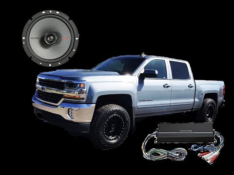 2016 Silverado Speaker and Amplifier  install
