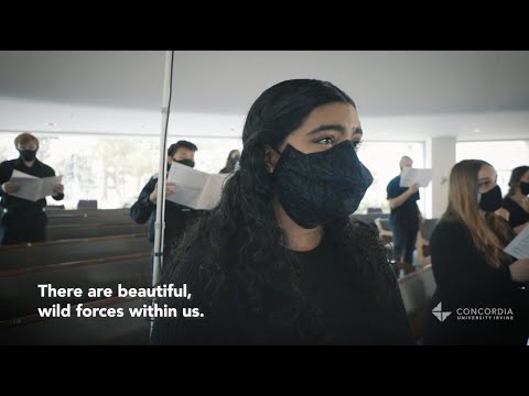 Concordia Choir performs “Wild Forces” by Jake Runestad