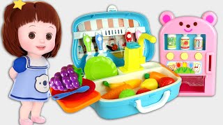 Baby Doli kitchen sink and drinks vending machine