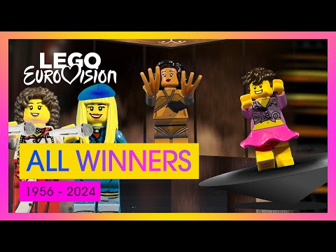 LEGO: Eurovision - All Winners (1956 - 2024)  | #UnitedByMusic