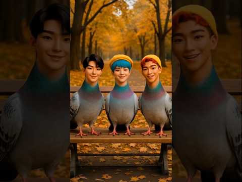 SAJA BOYS pigeons singing SODA POP | K-pop Demon Hunters #sajaboys #sodapop #kpop