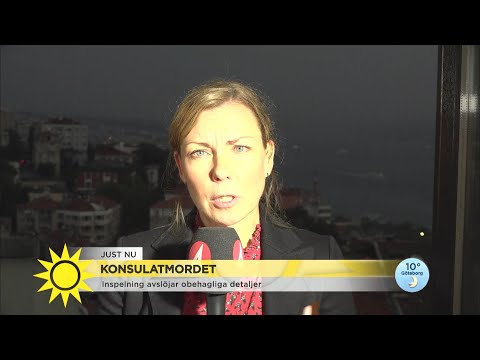 Khashoggi-mordet: "När jag styckar vill jag ha musik i öronen" - Nyhetsmorgon (TV4)