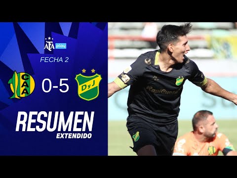 Aldosivi 0 vs 5 Defensa y Justicia  | #TorneoApertura2025 | Resumen Extendido | Fecha 2